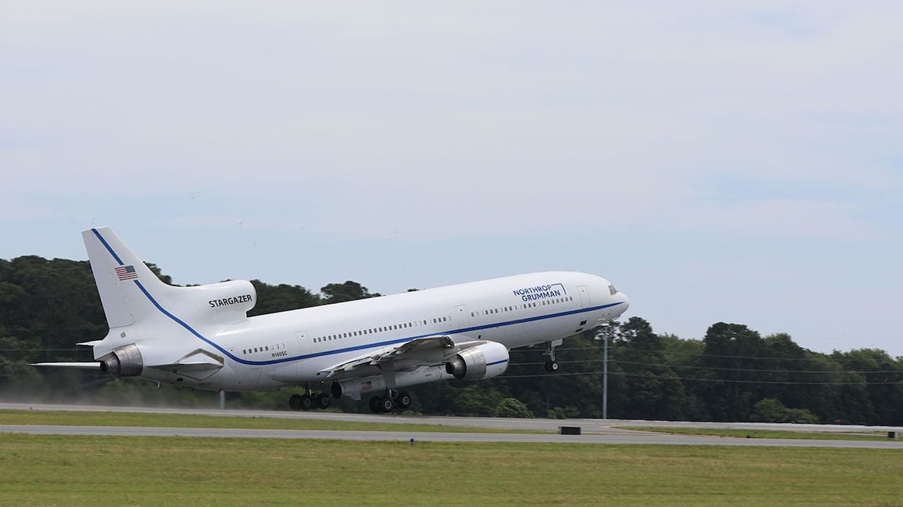 An airplane on a runway