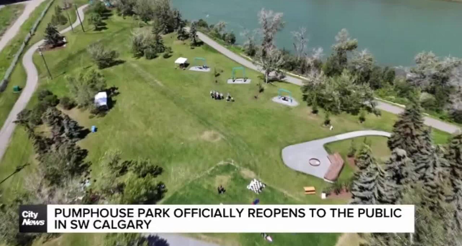 Pumphouse Park officially reopens to the public in SW Calgary