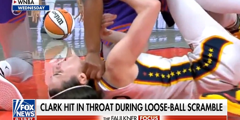 Caitlin Clark hit in throat during WNBA loose-ball scramble, sparking backlash and game suspension