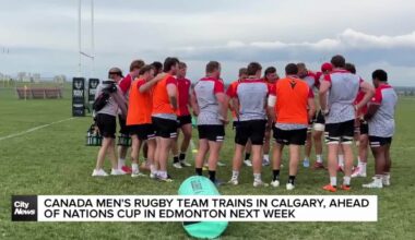 Canada men's rugby team trains in Calgary ahead of nations cup in Edmonton next week