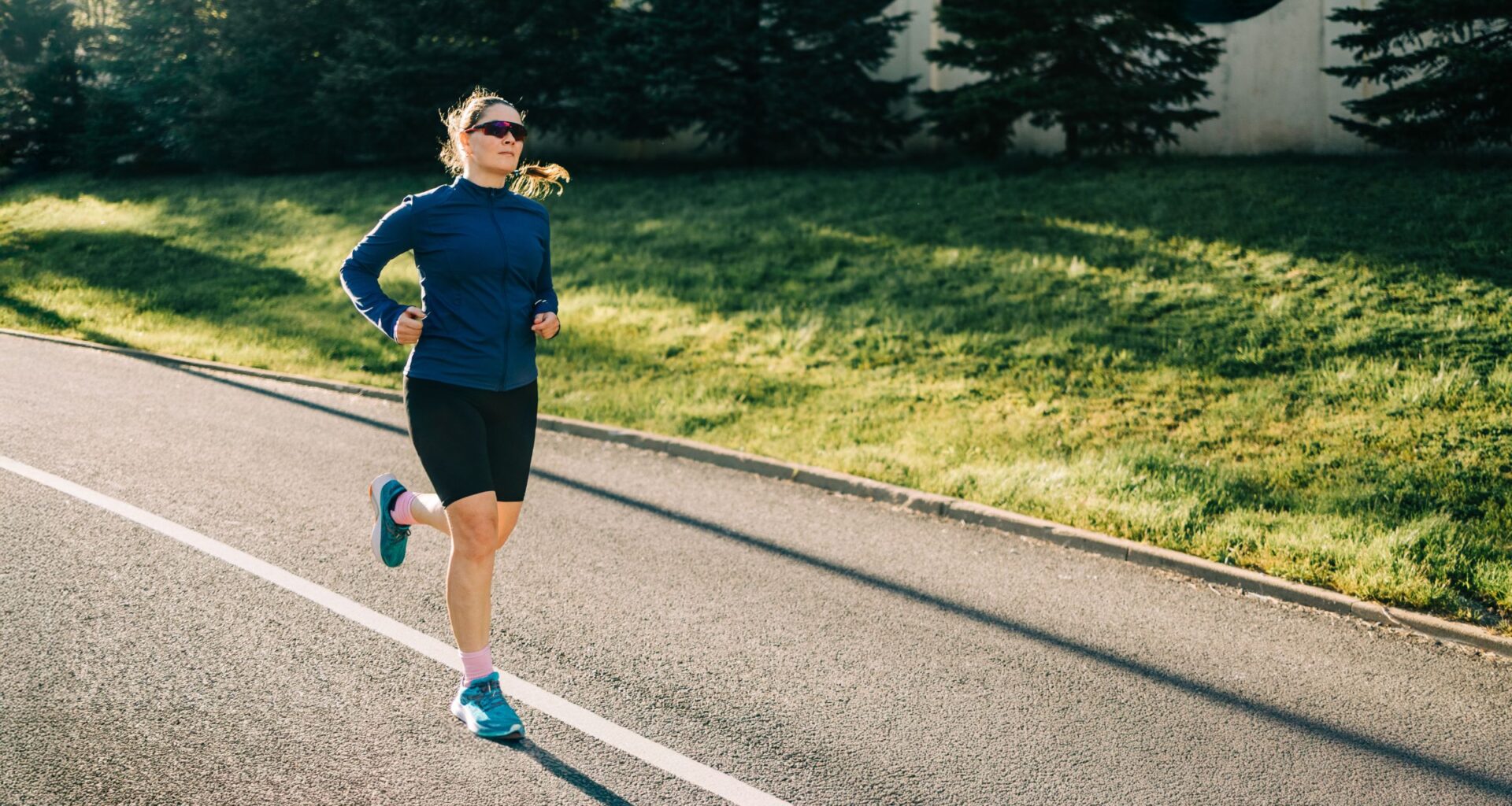 person running outside