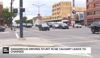 Dangerous driving stunt in NE Calgary leads to charges