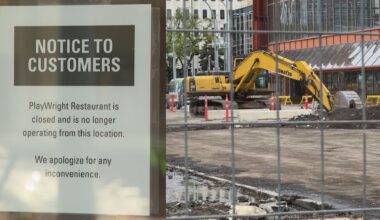 Downtown Edmonton restaurant blames construction for closure