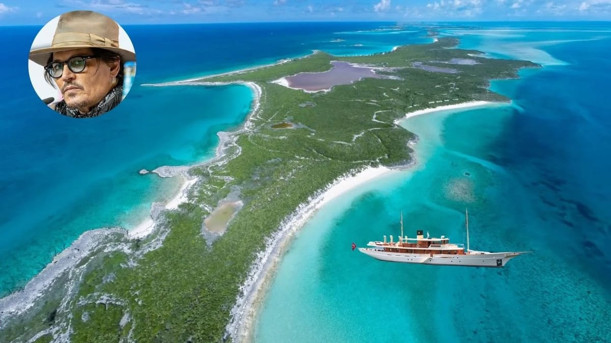 Johnny Depp loved an island he saw while shooting Pirates of the Caribbean so much he bought it for $3.6M and dropped a further $8M on a yacht to get there
