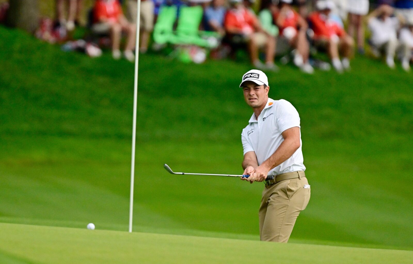 Hovland flips the script on Scheffler and takes the lead at Travelers Championship – Winnipeg Free Press
