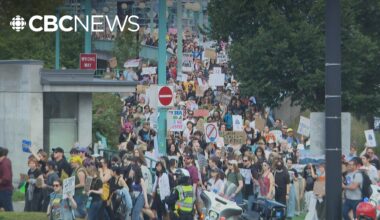 Hundreds march in Vancouver against 2 planned AI data centres
