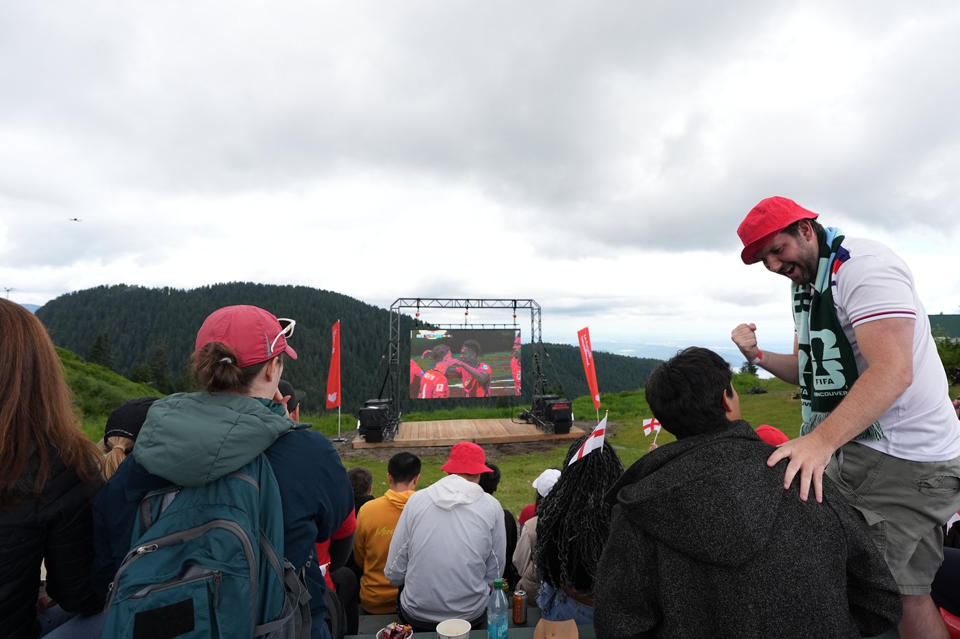 Soccer meets nature at Vancouver mountaintop watch party