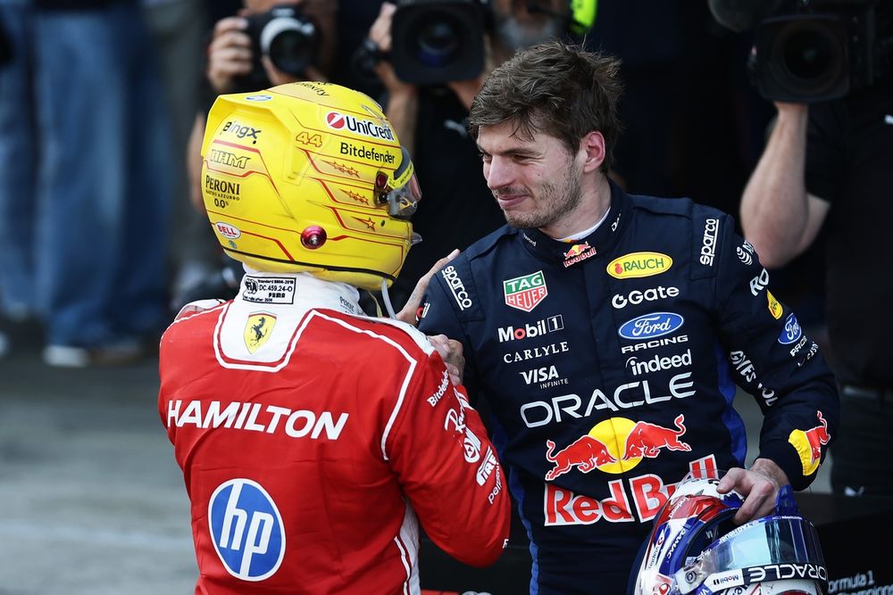Lewis Hamilton, Ferrari, Max Verstappen, Red Bull Racing