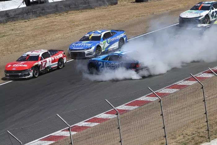 Josh Berry, Wood Brothers Racing, Chris Buescher, RFK Racing, Daniel Suárez, Spire Motorsports