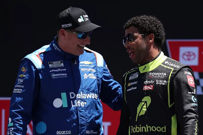 Michael McDowell, Spire Motorsports, Bubba Wallace, 23XI Racing