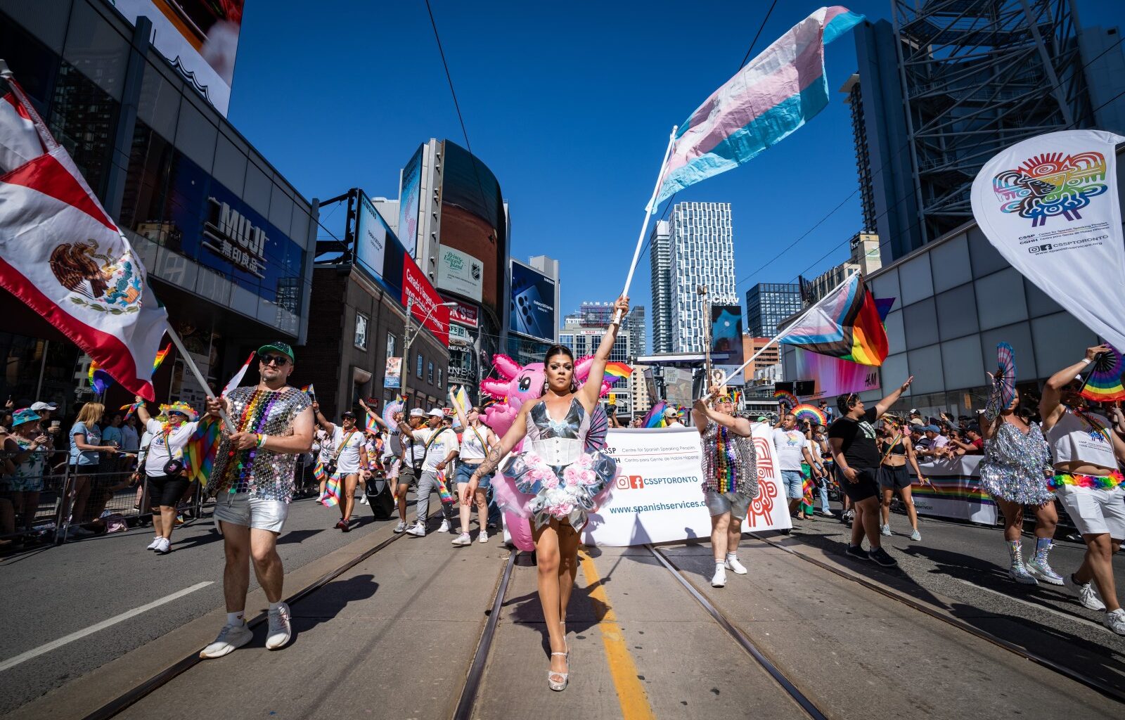 Revellers drench Mark Carney with water as Toronto celebrates Pride Parade – Winnipeg Free Press