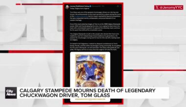 Calgary Stampede community mourns death of Legendary chuckwagon driver, Tom Glass