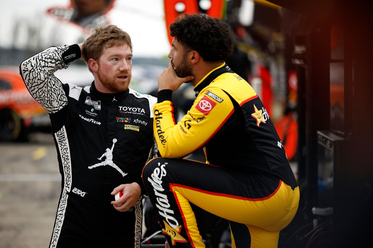 Who was eliminated in Round 1 of the NASCAR In-Season Bracket Challenge?
