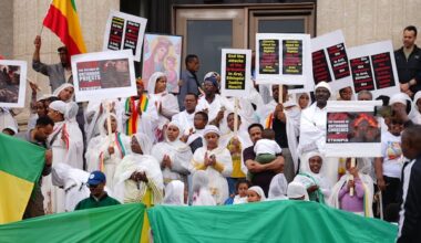 Winnipeggers rally to denounce killings of civilians, including Orthodox Christians, in Ethiopia conflict