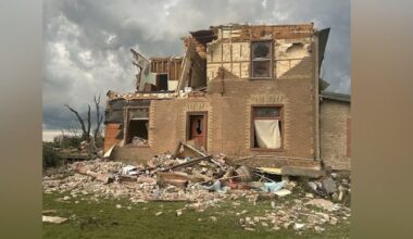 'Monster' tornado destroys century-old brick farmhouse in western Manitoba
