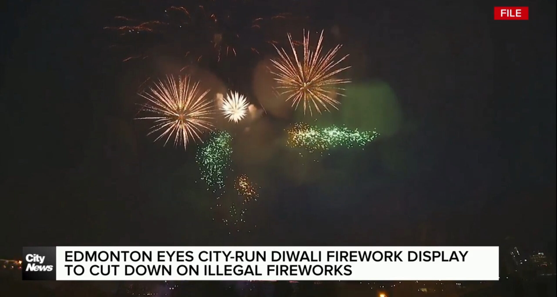 Edmonton eyes city-run Diwali firework display to cut down on illegal fireworks