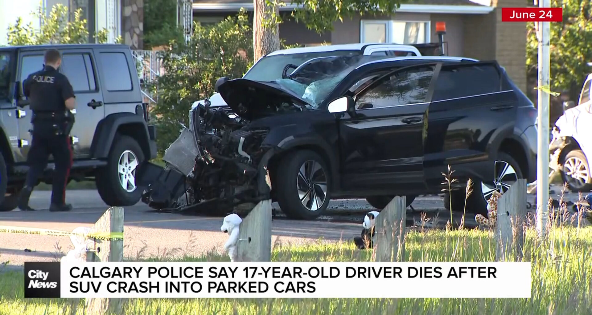 Calgary Police say a 17-year-old involved a crash in the city's Southeast earlier this week has died