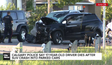 Calgary Police say a 17-year-old involved a crash in the city's Southeast earlier this week has died