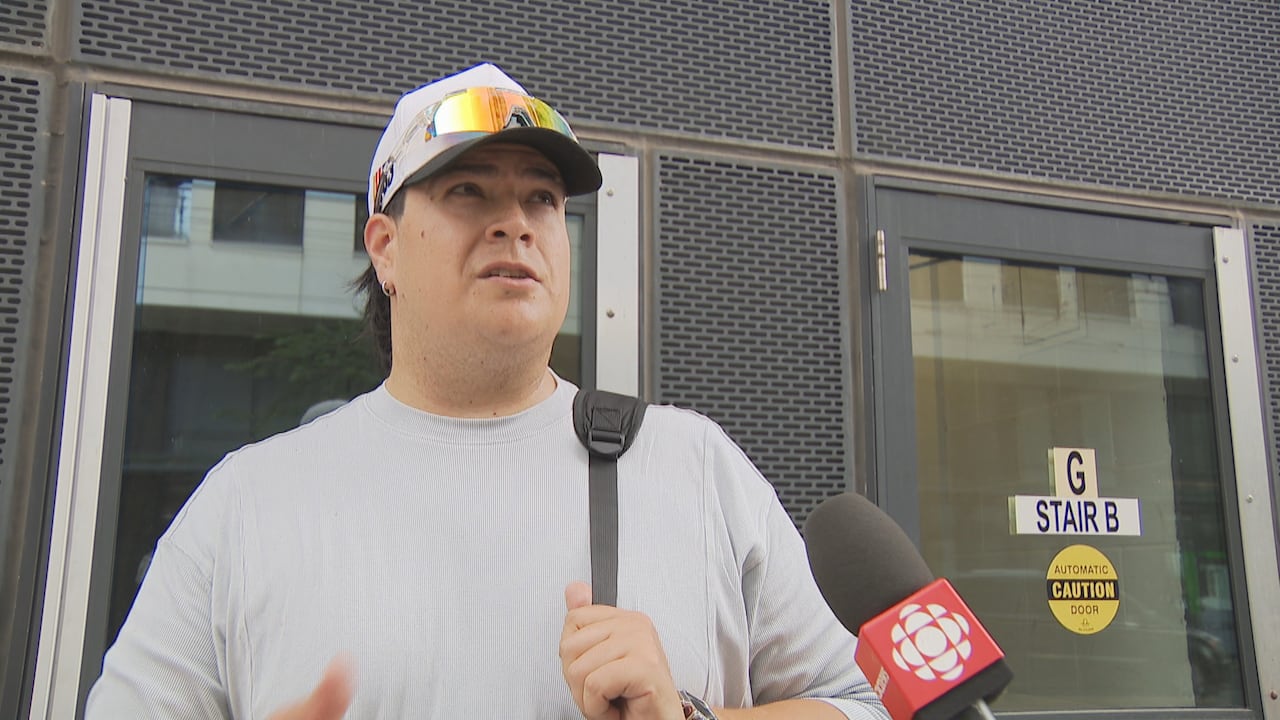 Condo resident Alan Avila says it's been 'super hot' for weeks at 181 Dundas. He says he worries about how he'll manage in the coming heat wave without AC.
