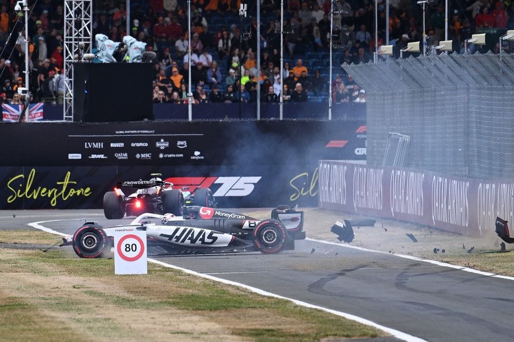 Silverstone 2025 was a 
weekend to forget after 
Bearman’s FP3 pitlane entry shunt