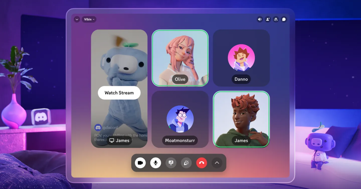 The native Discord app for Meta Quest VR headsets is now available.