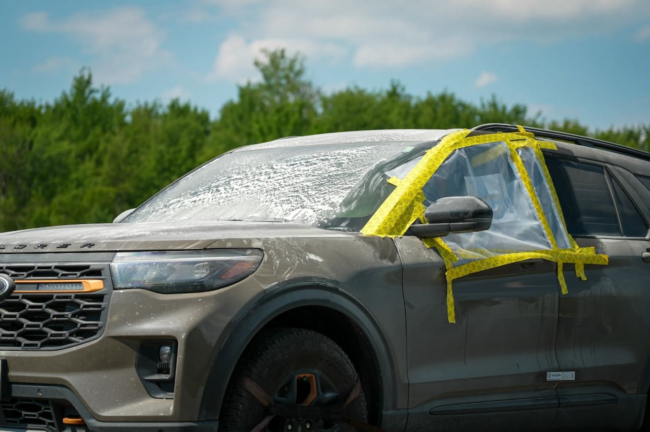 the vehicle the man was found in