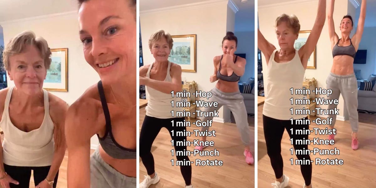 'My 83-year-old mum started this daily workout 8 months ago – now she's stronger and more flexible than ever'