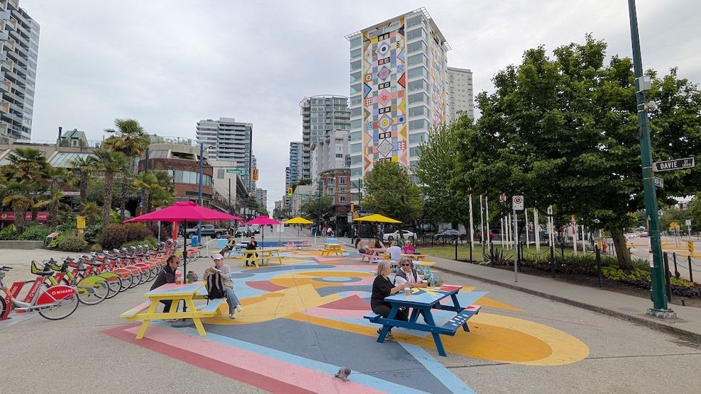 1800 davie street plaza mural vancouver