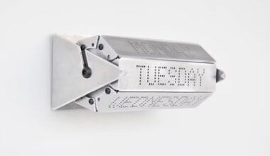 An Overproduced Day Display by an Industrial Designer's "Stupid Engineering" Project