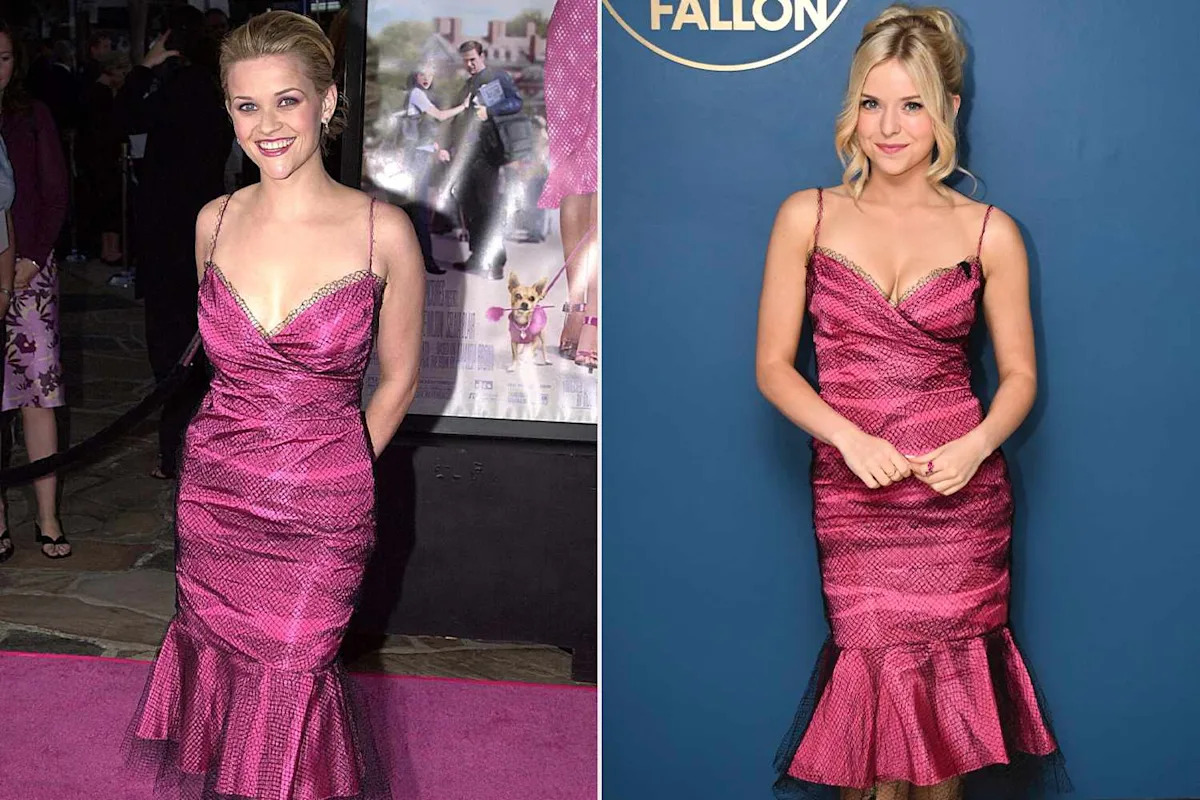 Reese Witherspoon Reveals the Backstory of “Elle” Star Lexi Minetree Rewearing Her “Legally Blonde”-Era Looks on Press Tour