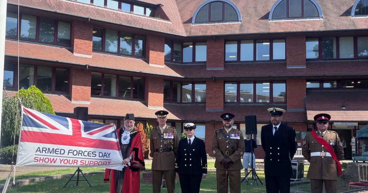 Surrey Heath Borough Council Raises the Flag for our Armed Forces