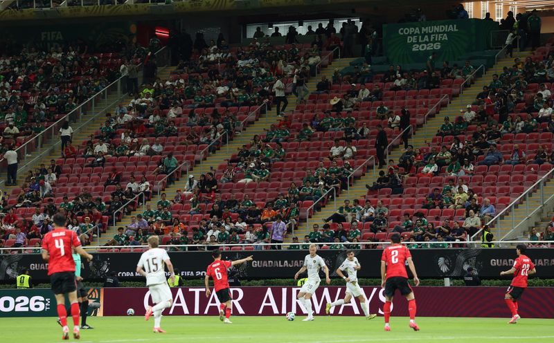 Soccer-Empty seats at World Cup match renews concerns over ticket prices