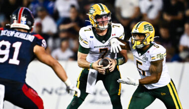 The Elks Send a Message to the CFL by Beating the Alouettes
