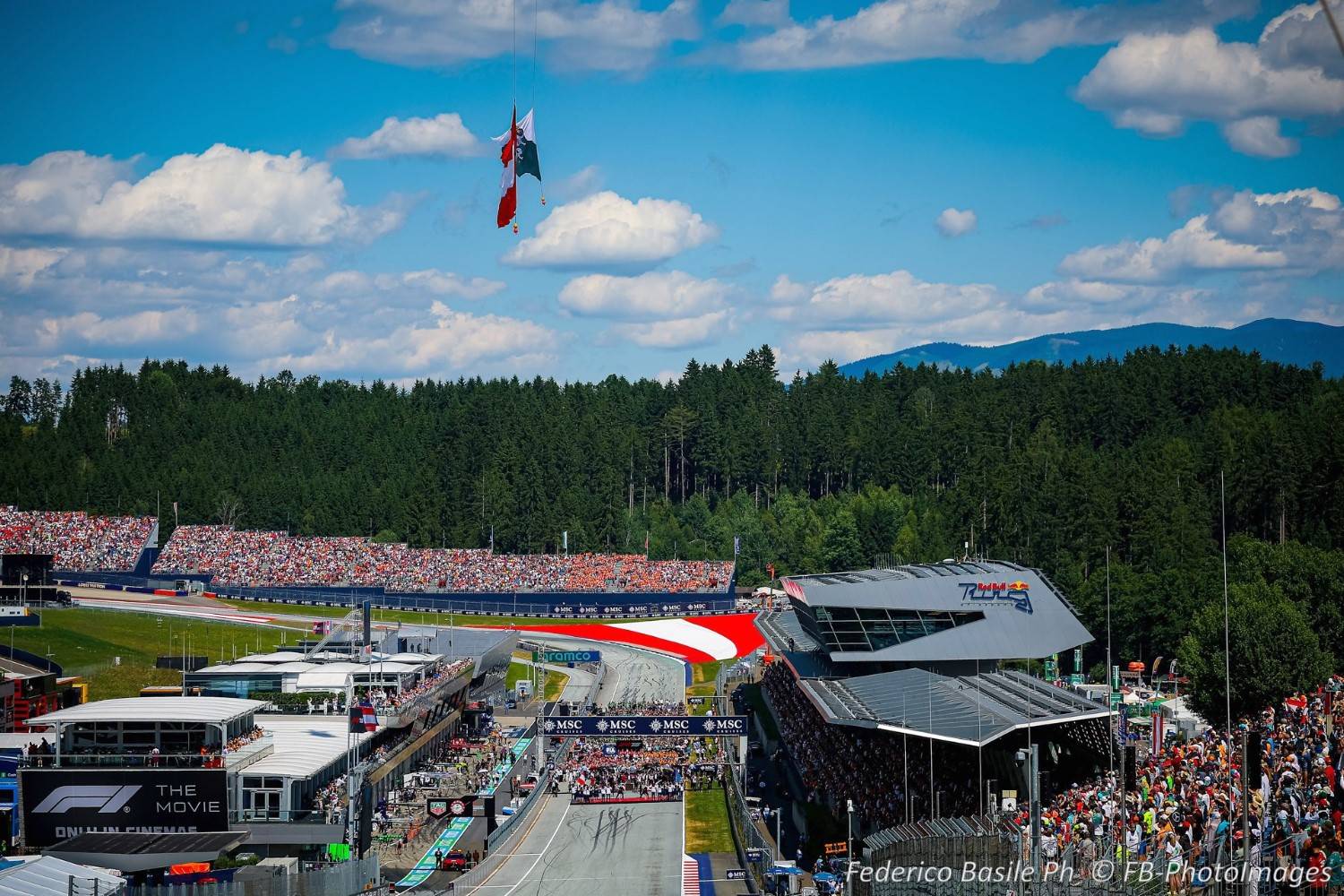 Starting Grid view, during the Austrian GP, Spielberg 26-29 June 2025, Red Bull Ring Formula 1 World championship 2025.