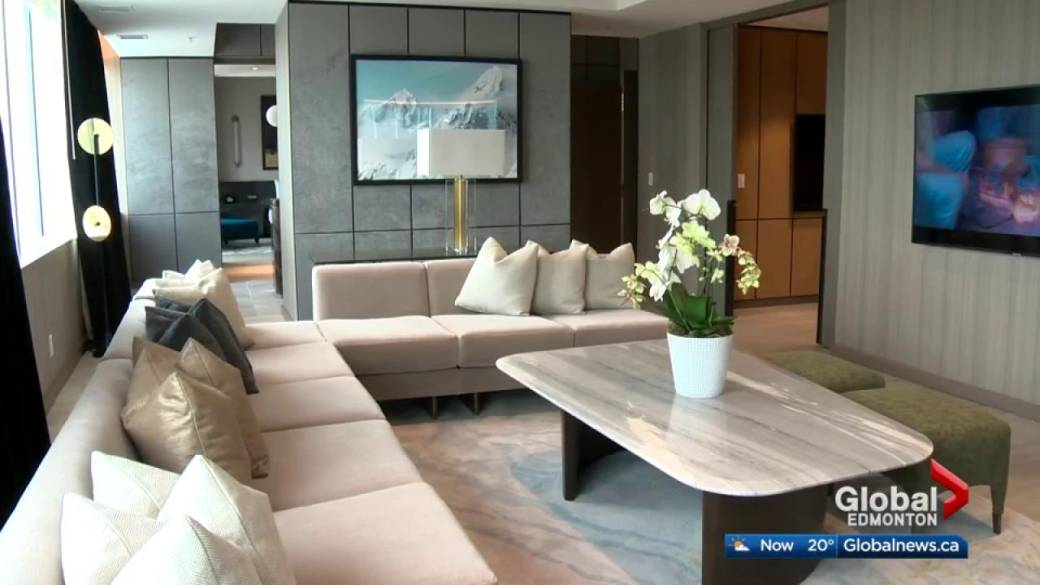 Click to play video: 'Edmonton’s newest luxury hotel opens downtown'