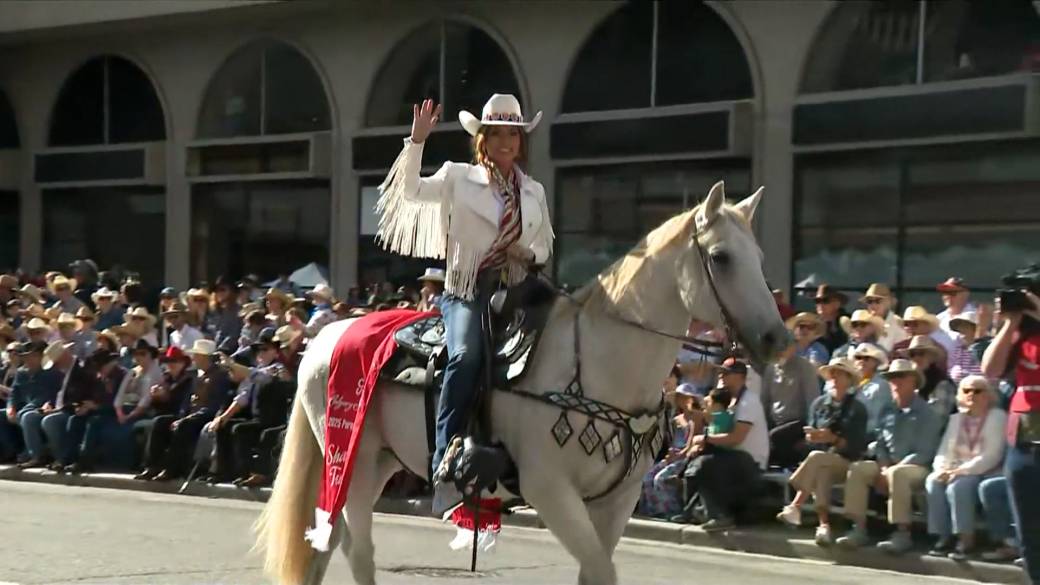 Click to play video: 'Sights and sounds of the 2025 Calgary Stampede Parade'