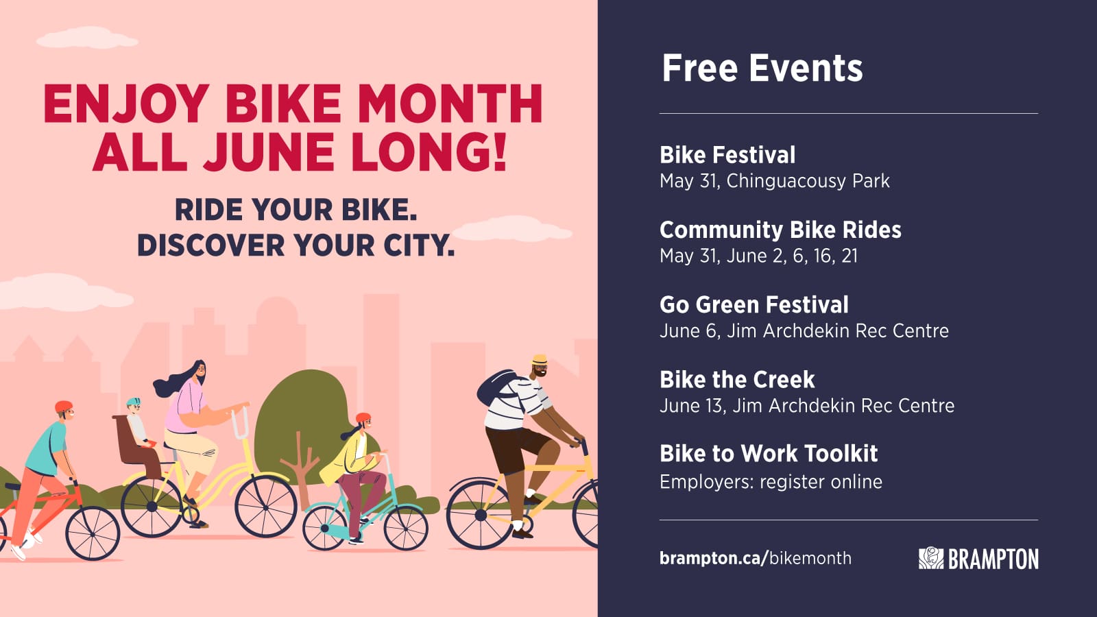 Cycle Into Summer: Brampton Marks Bike Month With Citywide Cycling Events