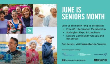 City of Brampton Celebrates Seniors Month With Springfest Expo and Luncheon and Community Programs for Older Adults