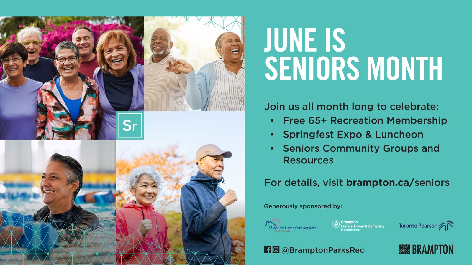 City of Brampton Celebrates Seniors Month With Springfest Expo and Luncheon and Community Programs for Older Adults