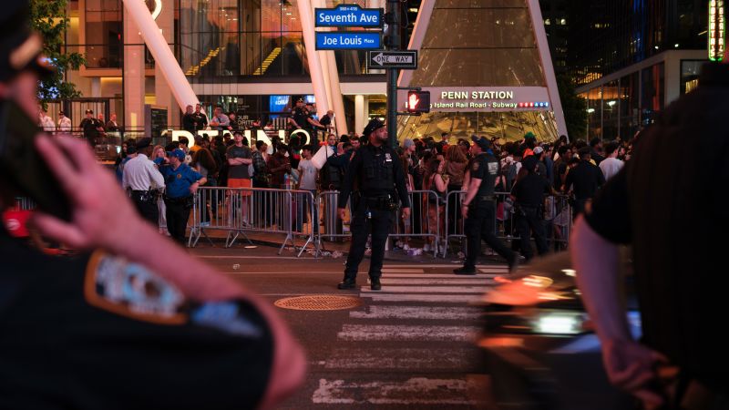What it takes to keep the area around Madison Square Garden secure during the NBA Finals