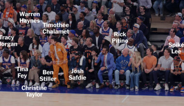 See the Famous Faces at the Knicks Game at Madison Square Garden
