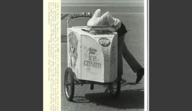 The ice cream vendor heard before seen