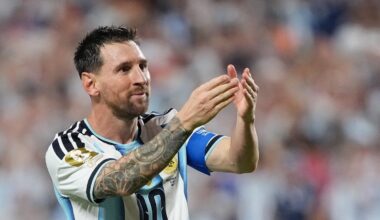 Lionel Messi equals World Cup top goalscorer record after stunning Argentina hat-trick