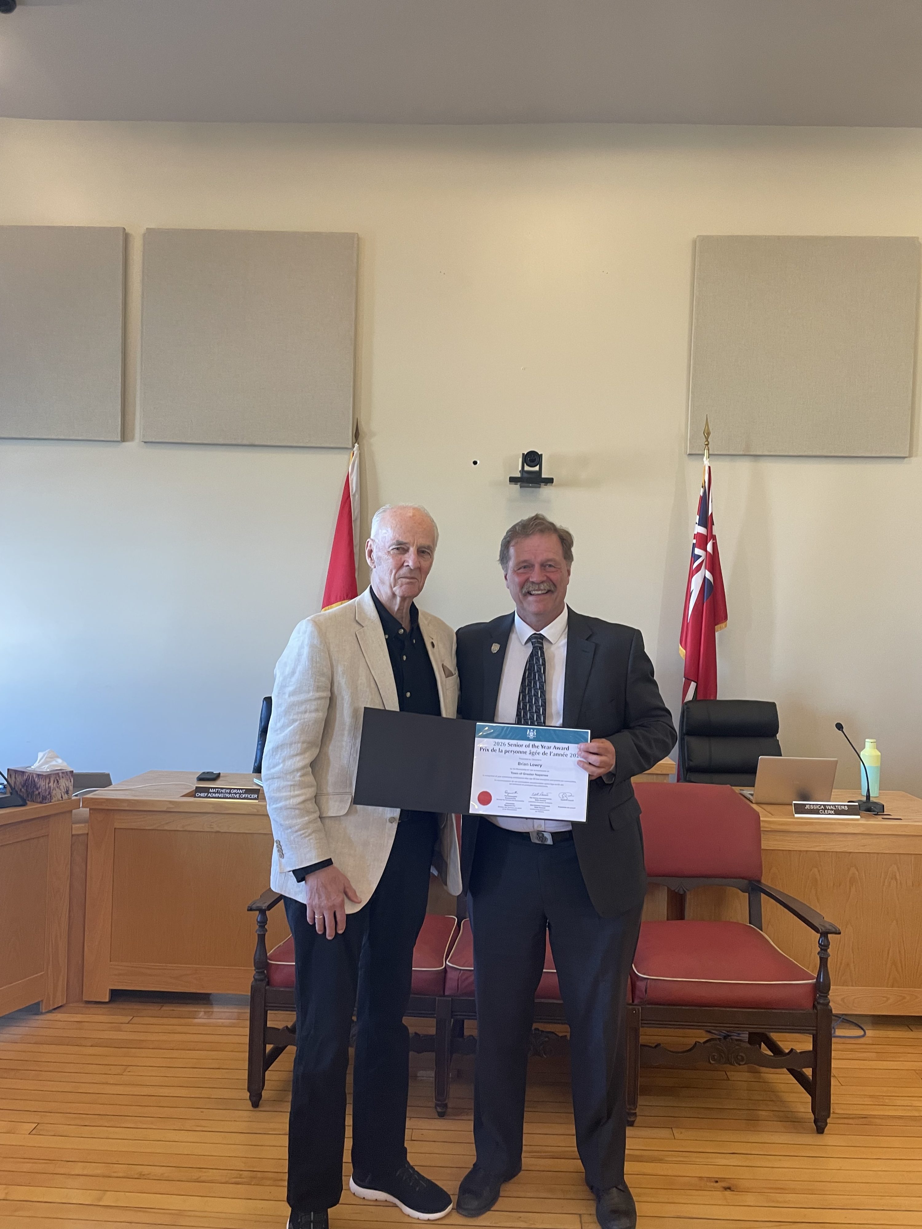 Brian Lowry named Greater Napanee's 2026 Senior of the Year