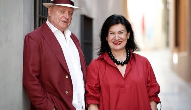 Paloma Picasso visits Malaga to see sculpture of "Grandpa Pepe": José Ruiz Blasco