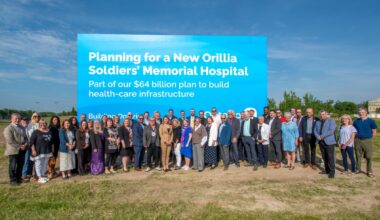 'Major milestone': Sign announcing new OSMH unveiled in west Orillia
