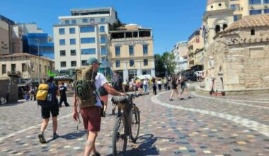 This cyclist fled wild mountain dogs in Greece