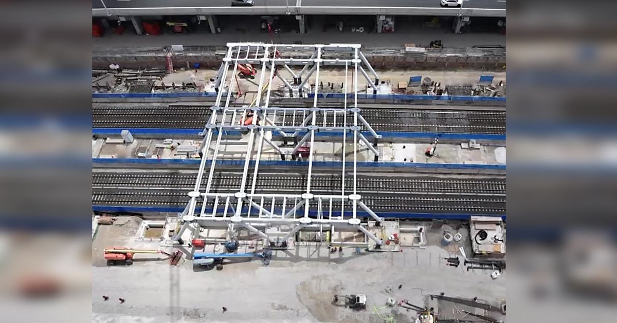 You can ride through Toronto's new futuristic transit hub during construction
