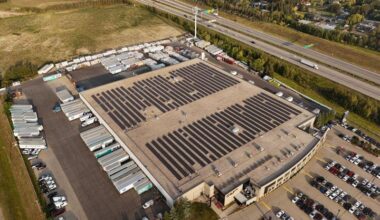 Edmonton door, window factory features large rooftop solar array • SustainableBiz Canada • Sustainable Business News