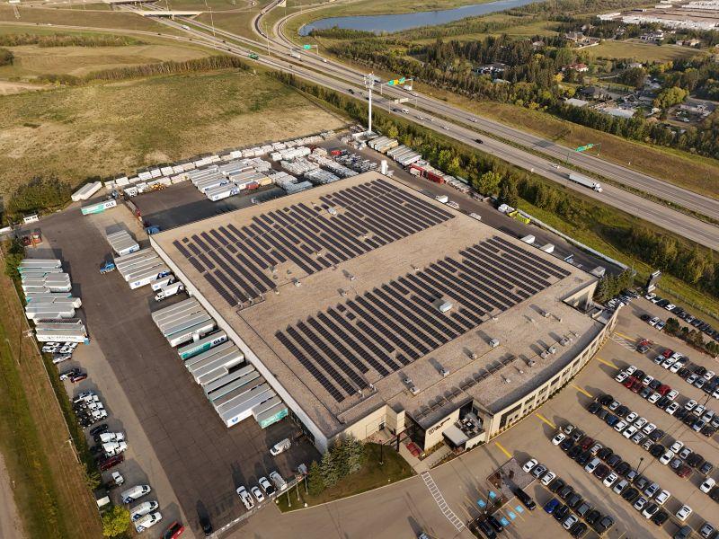 Edmonton door, window factory features large rooftop solar array • SustainableBiz Canada • Sustainable Business News
